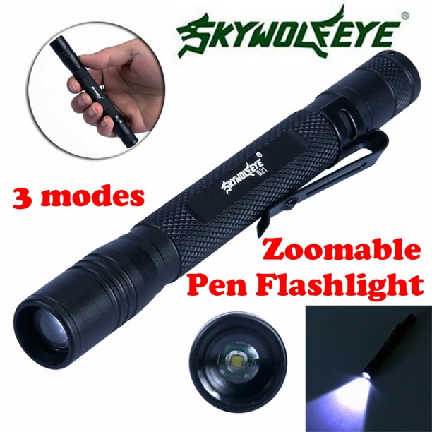 2in1 Portable 7LED Red Laser Pointer Pen Flashlight Torch Dual Purpose Light